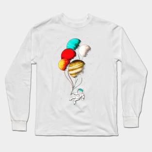 Astronaut balloons Long Sleeve T-Shirt